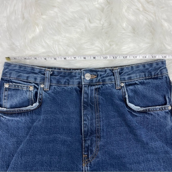 PULL&BEAR Mom Jeans, Medium Wash Size 10 - Picture 3 of 8